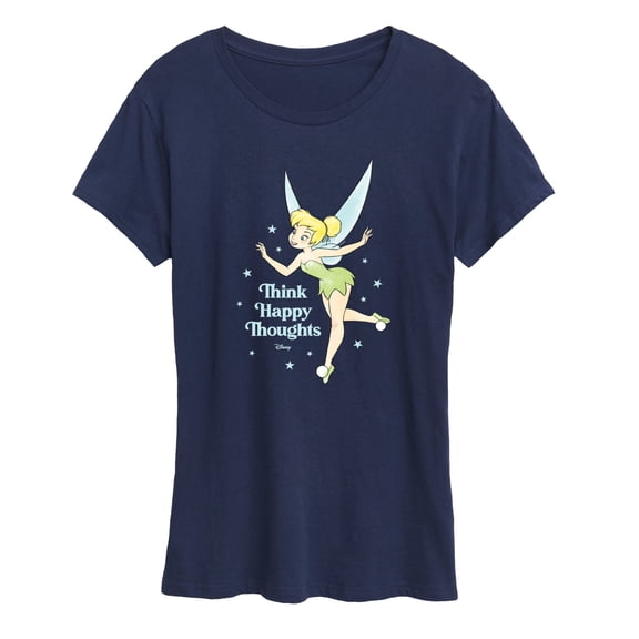 Tinker Bell - Think Happy Thoughts - Ladies Short Sleeve Classic Fit Tee