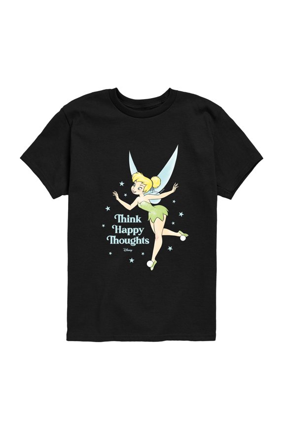 - Think Happy Thoughts - Youth Boys Short Sleeve Graphic T-Shirt