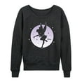 thumbnail image 1 of Tinker Bell - Tink Moon Silhouette  - Ladies French Terry Long Sleeve Shirt, 1 of 5