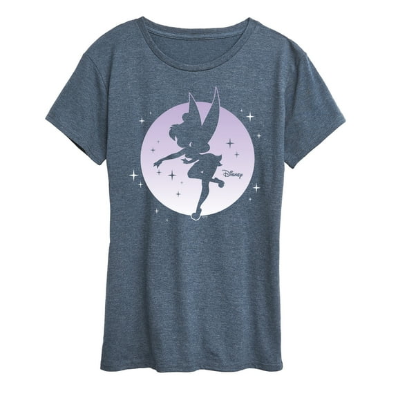 Tinker Bell - Tink Moon Silhouette  - Ladies Short Sleeve Classic Fit Tee