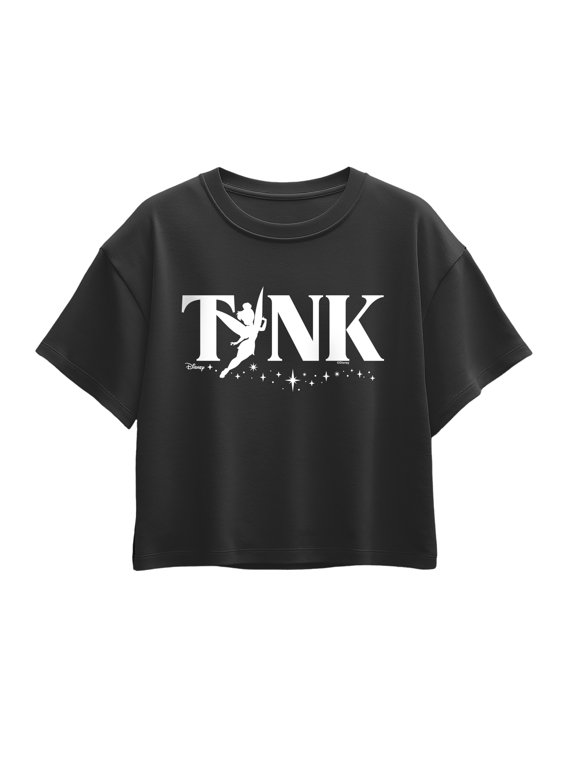 - Tink Girls' Short Sleeve Boxy Graphic T-Shirt
