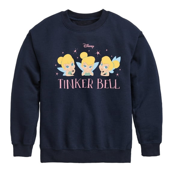 Tinker Bell - Tinker Bell Expression Grid - Toddler And Youth Crewneck Fleece Sweatshirt