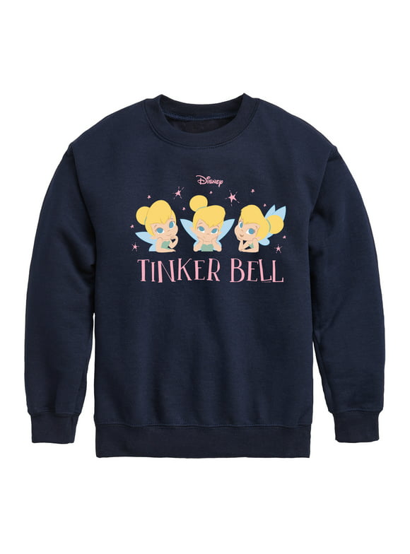 Tinker Bell - Tinker Bell Expression Grid - Toddler And Youth Crewneck Fleece Sweatshirt