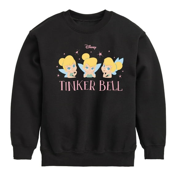 Tinker Bell - Tinker Bell Expression Grid - Toddler And Youth Crewneck Fleece Sweatshirt