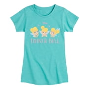 Tinker Bell - Tinker Bell Expression Grid - Toddler And Youth Girls Short Sleeve Graphic T-Shirt
