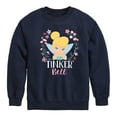 thumbnail image 1 of Tinker Bell - Tinker Bell Floral - Toddler And Youth Crewneck Fleece Sweatshirt, 1 of 5