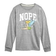 thumbnail image 1 of Tinker Bell - Tinker Bell Nope - Toddler And Youth Long Sleeve Graphic T-Shirt, 1 of 5