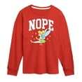 thumbnail image 1 of Tinker Bell - Tinker Bell Nope - Toddler And Youth Long Sleeve Graphic T-Shirt, 1 of 5