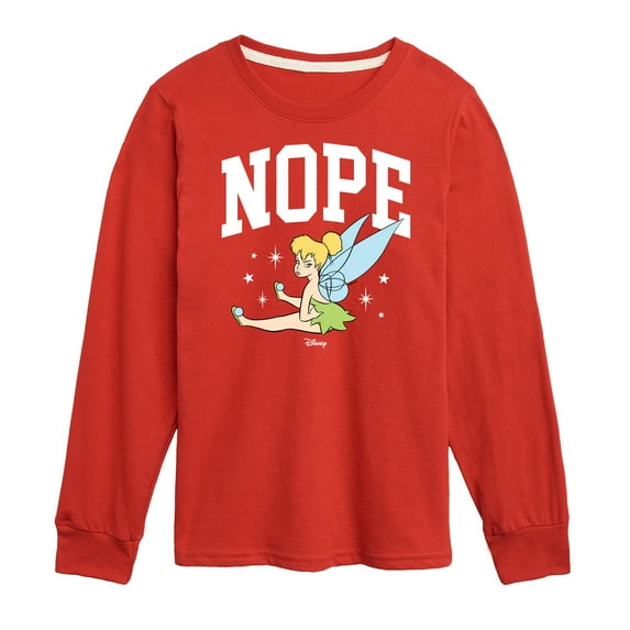 Tinker Bell - Tinker Bell Nope - Toddler And Youth Long Sleeve Graphic T-Shirt