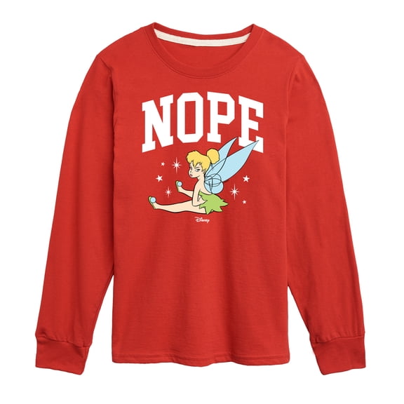 Tinker Bell - Tinker Bell Nope - Toddler And Youth Long Sleeve Graphic T-Shirt