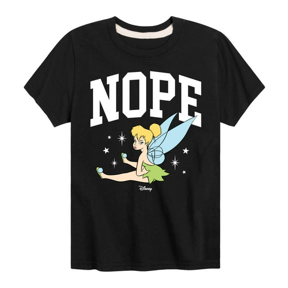 Tinker Bell - Tinker Bell Nope - Toddler And Youth Short Sleeve Graphic T-Shirt