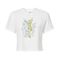 thumbnail image 1 of Tinker Bell - Tinker Bell Sketches - Juniors Cropped Cotton Blend T-Shirt, 1 of 5