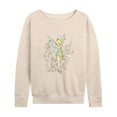 thumbnail image 1 of Tinker Bell - Tinker Bell Sketches - Ladies French Terry Long Sleeve Shirt, 1 of 5