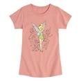 thumbnail image 1 of Tinker Bell - Tinker Bell Sketches - Toddler And Youth Girls Short Sleeve Graphic T-Shirt, 1 of 6
