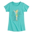 thumbnail image 1 of Tinker Bell - Tinker Bell Sketches - Toddler And Youth Girls Short Sleeve Graphic T-Shirt, 1 of 5