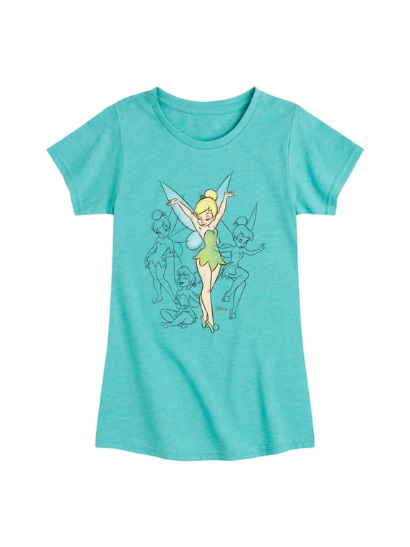 - Girls' Fitted Short Sleeve Graphic T-Shirt