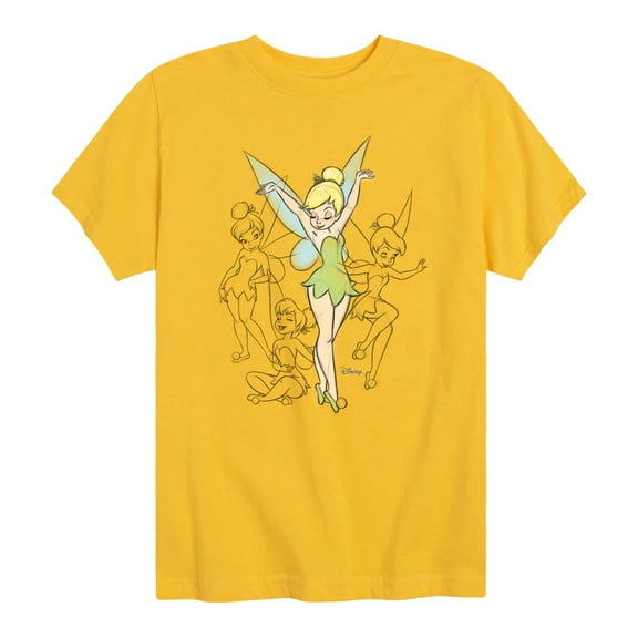Tinker Bell - Tinker Bell Sketches - Toddler And Youth Short Sleeve Graphic T-Shirt