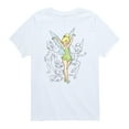 thumbnail image 1 of Tinker Bell - Tinker Bell Sketches - Toddler And Youth Short Sleeve Graphic T-Shirt, 1 of 5