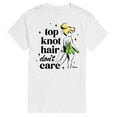 thumbnail image 1 of Tinker Bell - Top Knot Hair Don't Care - Men's Short Sleeve Graphic T-Shirt, 1 of 5