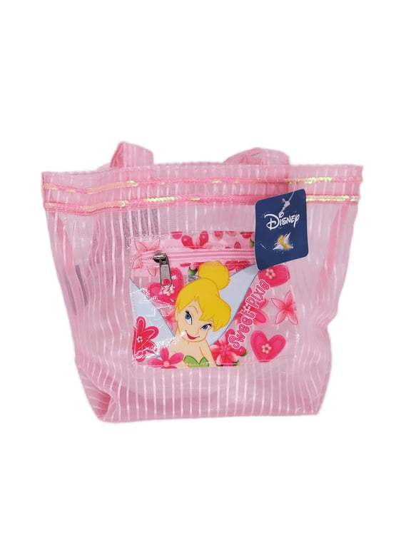 Tinker Bell Tote Bag Pink Bonus Visor