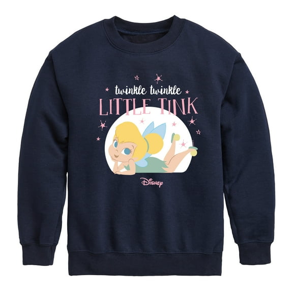 Tinker Bell - Twinkle Twinkle Little Tink - Toddler And Youth Crewneck Fleece Sweatshirt