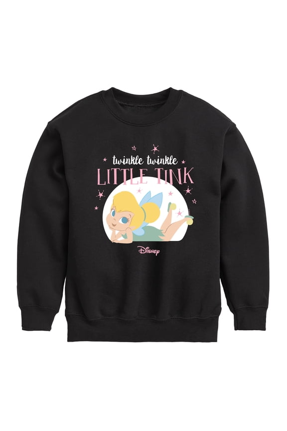 - Twinkle Twinkle Little Tink - Toddler And Youth Crewneck Fleece Sweatshirt