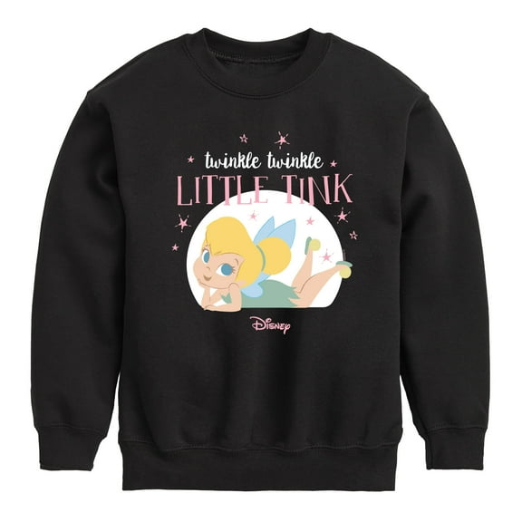 Tinker Bell - Twinkle Twinkle Little Tink - Toddler And Youth Crewneck Fleece Sweatshirt