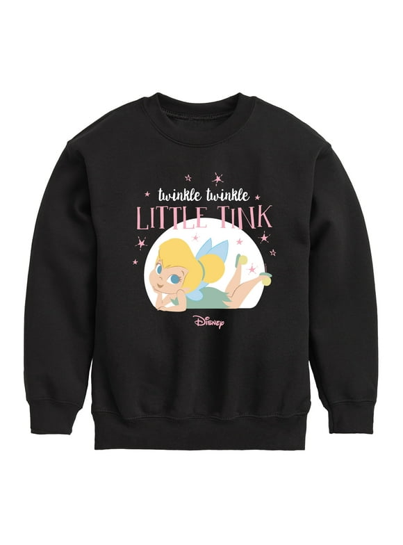 Tinker Bell - Twinkle Twinkle Little Tink - Toddler And Youth Crewneck Fleece Sweatshirt