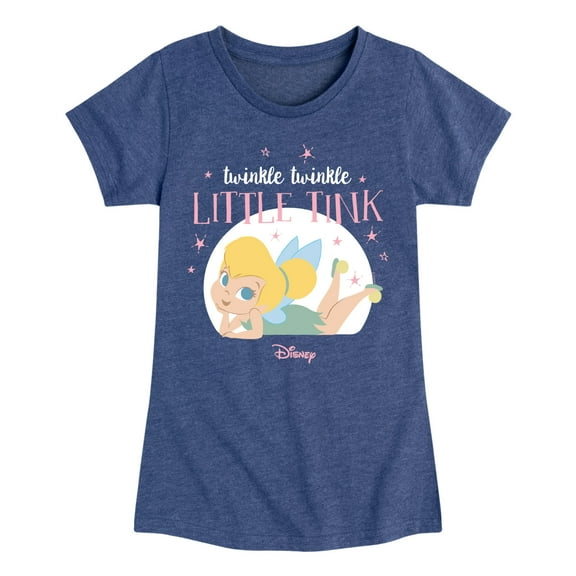 Tinker Bell - Twinkle Twinkle Little Tink - Toddler And Youth Girls Short Sleeve Graphic T-Shirt