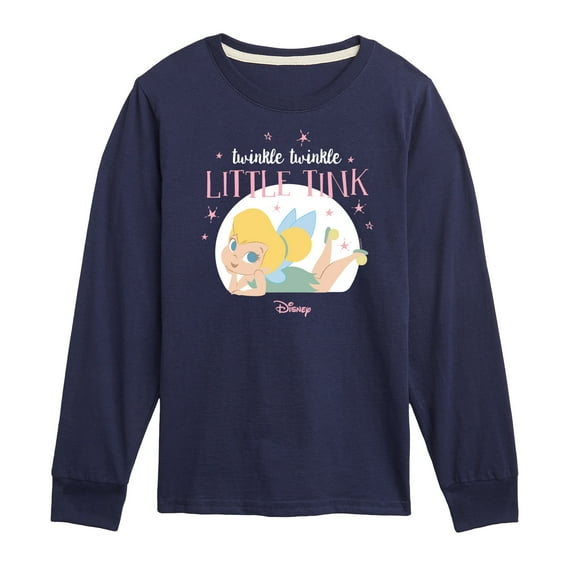 Tinker Bell - Twinkle Twinkle Little Tink - Toddler And Youth Long Sleeve Graphic T-Shirt