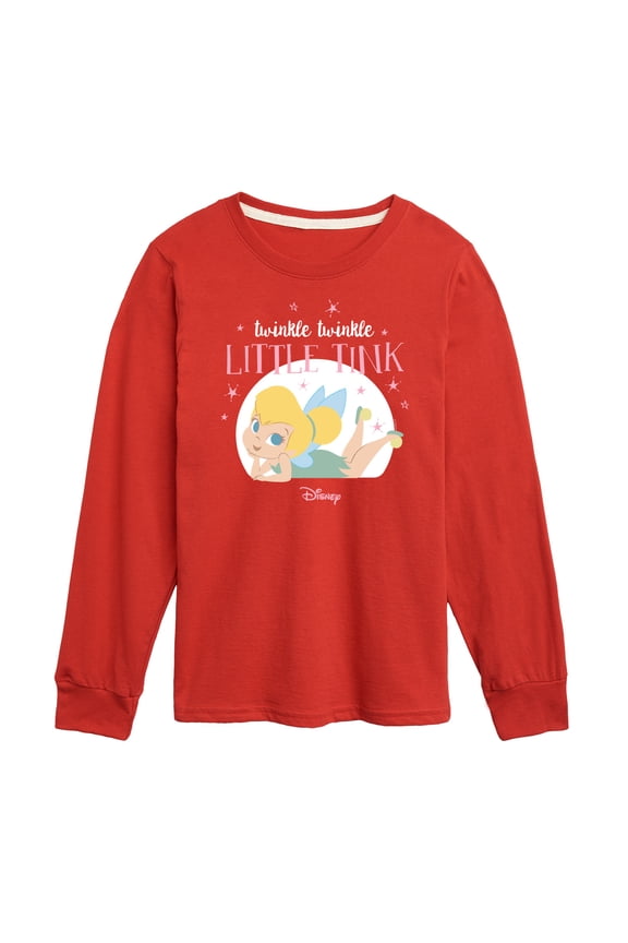 - Twinkle Twinkle Little Tink - Toddler And Youth Long Sleeve Graphic T-Shirt