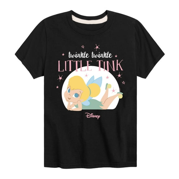Tinker Bell - Twinkle Twinkle Little Tink - Toddler And Youth Short Sleeve Graphic T-Shirt