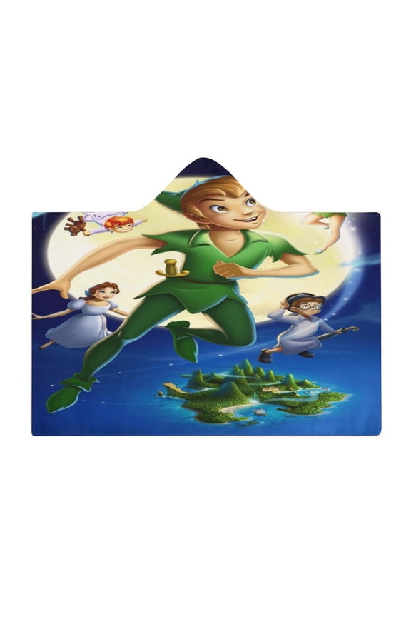 Tinker Bell Wearable Fleece Blanket Hoodie Cloak Hooded Blanket 40"x50"