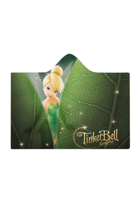 Tinker Bell Wearable Fleece Blanket Hoodie Cloak Hooded Blanket 40"x50"