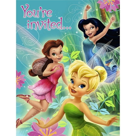 Tinker Bell and the Disney Fairies Invitations w/ Env. (8ct)