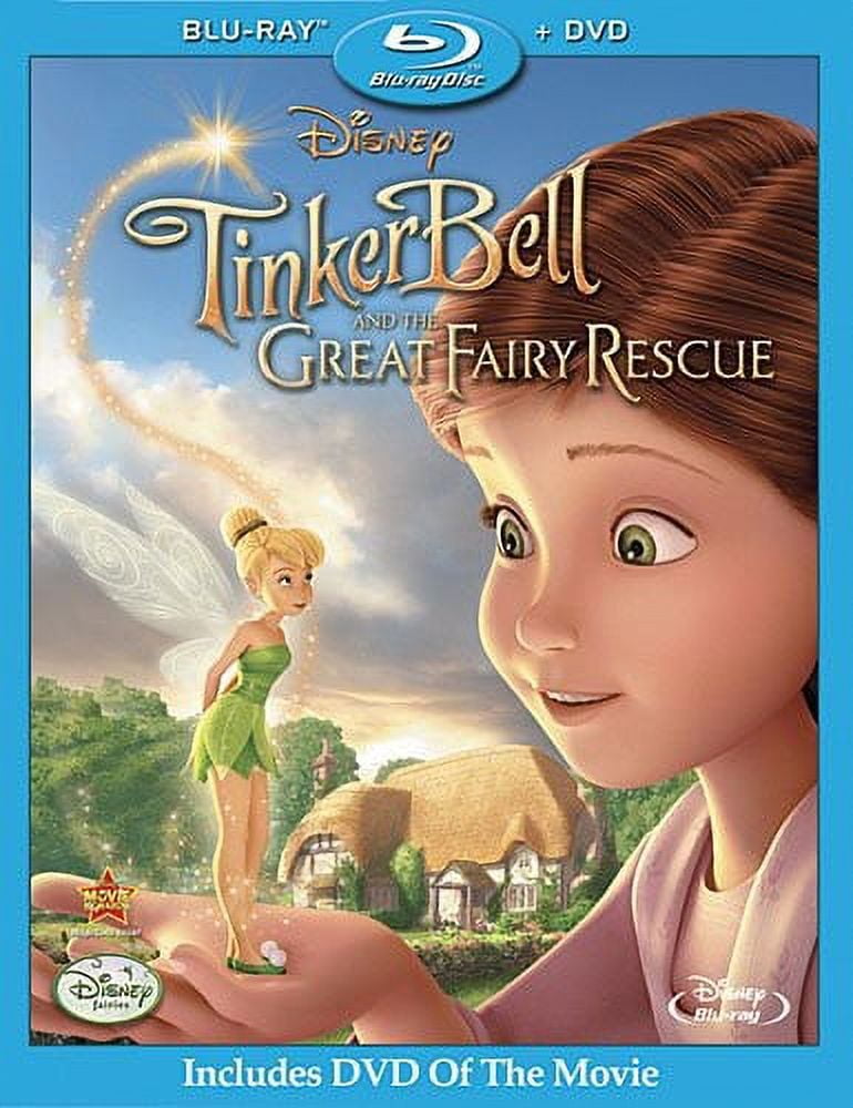 Tinker Bell and the Great Fairy Rescue Blu ray DVD Walmart