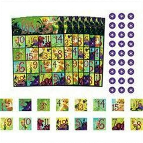Tinker Bell & the Disney Fairies Pixie Bingo Party Game (1ct)