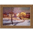 thumbnail image 1 of Tinker Place 24x18 Gold Ornate Wood Framed Canvas Art by T. C. Steele, 1 of 2