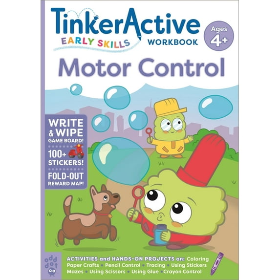Tinkeractive Workbooks Tinkeractive Early Skills Motor Control Workbook Ages 4+, (Paperback)