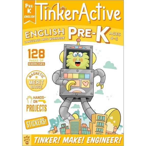TinkerActive Workbooks: TinkerActive Workbooks: Pre-K English Language Arts (Paperback)