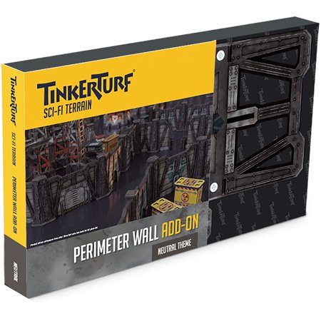 TinkerTurf Sci-Fi Terrain: Perimeter Wall Add-On - Neutral Theme
