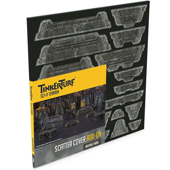 TinkerTurf Sci-Fi Terrain: Scatter Cover Add-On - Neutral Theme