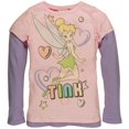 thumbnail image 1 of Tinkerbell - Bubble Hearts Girls Youth 2Fer Long Sleeve T-Shirt, 1 of 1