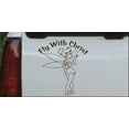 thumbnail image 1 of Tinkerbell Fly With Christ Car or Truck Window Decal Sticker, 1 of 1