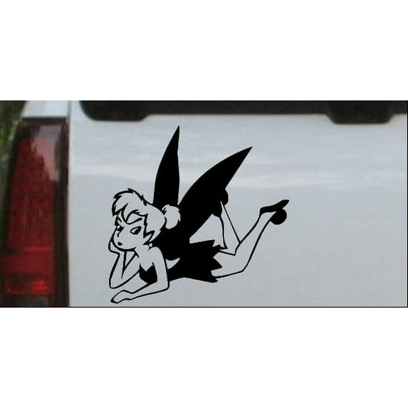 Tinkerbell Laying Car or Truck Window Decal Sticker