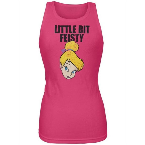 Tinkerbell - Little Bit Feisty Juniors Tank Top