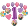 thumbnail image 1 of Tinkerbell Party Supplies 1st Sweet Birthday Wishes Balloon Bouquet Decorations - Purple 1, 1 of 8