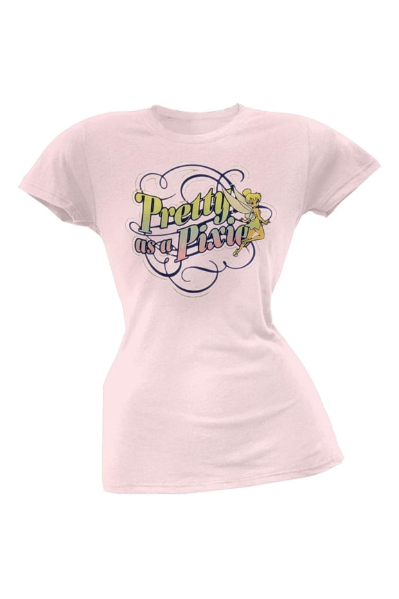 Tinkerbell - Pretty As Pixie Juniors T-Shirt - Small