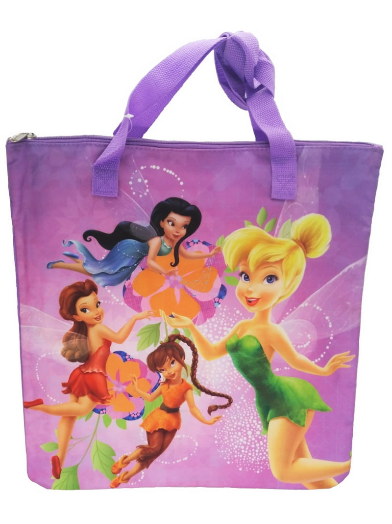 Tinkerbell and Friends Tote Shoulder Bag Purple - Walmart.com