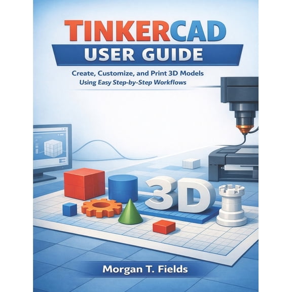 Tinkercad User Guide: Create, Customize, and Print 3D Models Using Easy Step-by-Step Workflows, (Paperback)